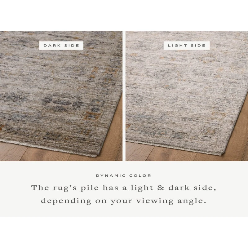 Jean Stoffer x Loloi Katherine Pebble / Ocean KES-04 2 ft. 7 in. X 8 ft. Rectangle Rug
