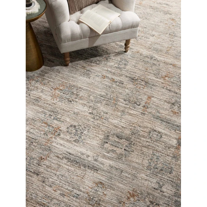 Jean Stoffer x Loloi Katherine Pebble / Ocean KES-04 5 ft. 3 in. X 7 ft. 9 in. Rectangle Rug