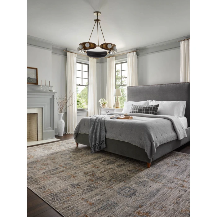 Jean Stoffer x Loloi Katherine Pebble / Ocean KES-04 5 ft. 3 in. X 7 ft. 9 in. Rectangle Rug