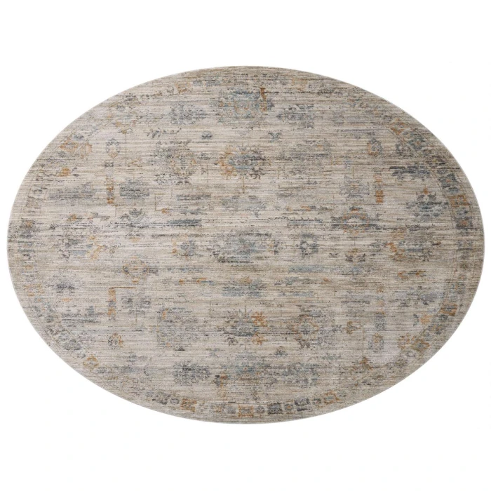 Jean Stoffer x Loloi Katherine Pebble / Ocean KES-04 5 ft. 3 in. X 7 ft. 9 in. Rectangle Rug