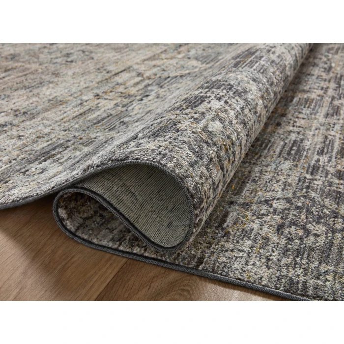 Jean Stoffer x Loloi Katherine Graphite / Jade KES-05 5 ft. 3 in. X 7 ft. 9 in. Rectangle Rug