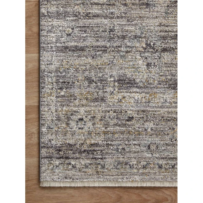 Jean Stoffer x Loloi Katherine Graphite / Jade KES-05 5 ft. 3 in. X 7 ft. 9 in. Rectangle Rug