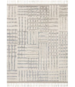 Loloi Khalid KF-01 IVORY / SKY Area Rug 2 ft. 0 in. X 3 ft. 0 in. Rectangle