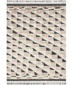 Loloi Khalid KF-02 NATURAL / BLACK Area Rug 2 ft. 0 in. X 3 ft. 0 in. Rectangle