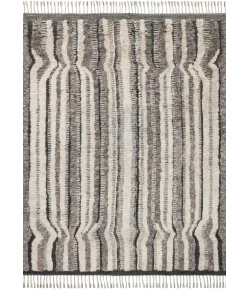 Loloi Khalid KF-03 STONE / black Area Rug 8 ft. 6 in. X 11 ft. 6 in. Rectangle