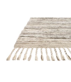 Loloi Khalid KF-05 NATURAL / IVORY Area Rug 2 ft. 0 in. X 3 ft. 0 in. Rectangle