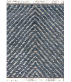 Loloi Khalid KF-06 BLUE / PEWTER Area Rug 2 ft. 0 in. X 3 ft. 0 in. Rectangle