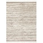 Loloi Khalid KF-07 IVORY / TAUPE Area Rug 7 ft. 9 in. X 9 ft. 9 in. Rectangle