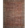 Loloi Layla LAY-01 BRICK / BLUE Area Rug 2 ft. 3 in. X 3 ft. 9 in. Rectangle
