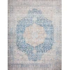 Loloi Layla LAY-07 BLUE / TANGERINE Area Rug 2 ft. 3 in. X 3 ft. 9 in. Rectangle