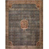 Loloi Layla LAY-09 COBALT BLUE / SPICE Area Rug 2 ft. 3 in. X 3 ft. 9 in. Rectangle