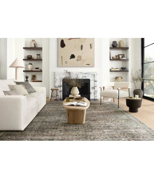 Loloi II Layla Antique / Moss 9'-6" x 14' Area Rug