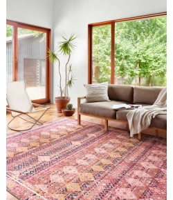 Loloi Layla LAY-15 MAGENTA / MULTI Area Rug 2 ft. 6 in. X 7 ft. 6 in. Rectangle