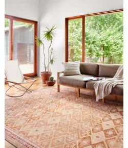 Loloi Layla LAY-16 NATURAL / SPICE Area Rug 2 ft. 3 in. X 3 ft. 9 in. Rectangle