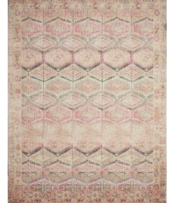 Loloi Layla LAY-17 PINK / LAGOON Area Rug 7 ft. 6 in. X 9 ft. 6 in. Rectangle