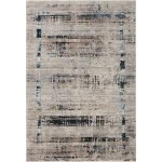 Loloi Leigh LEI-01 Granite / Slate Area Rug 5 ft. 3 in. X 7 ft. 6 in. Rectangle