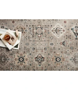 Loloi Leigh LEI-02 Dove / Multi Area Rug 7 ft. 10 in. X 10 ft. 10 in. Rectangle