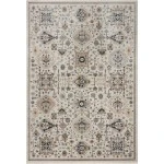 Loloi Leigh LEI-02 Ivory / Taupe Area Rug 5 ft. 3 in. X 7 ft. 6 in. Rectangle