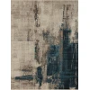 Loloi Leigh LEI-08 Slate / Denim Area Rug 18 in. X 18 in. Sample