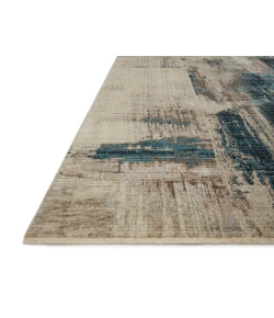 Loloi Leigh LEI-08 Slate / Denim Area Rug 18 in. X 18 in. Sample