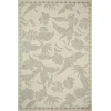 Loloi Lenore Ivory / Sky LNO-01 18in. X 18in. Sample Rect. Rug