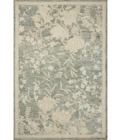 Loloi Lenore Lagoon / Wheat LNO-02 18in. X 18in. Sample Rect. Rug