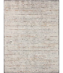 Loloi Levitt Shag LEV-01 Ivory / Multi Area Rug 2 ft. 7 in. X 12 ft. 0 in. Rectangle