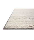 Loloi Levitt Shag Ivory / Multi 4'-0" x 6'-0" Accent Rug