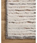 Loloi Levitt Shag Ivory / Multi 4'-0" x 6'-0" Accent Rug