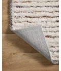 Loloi Levitt Shag Ivory / Multi 4'-0" x 6'-0" Accent Rug