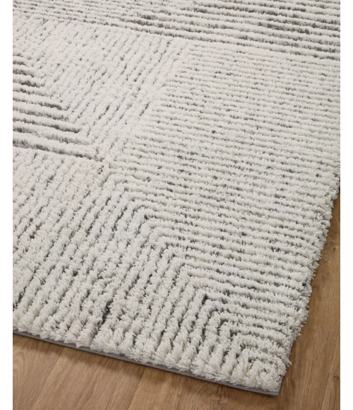 Loloi Levitt Shag Ivory / Grey 7'-10" x 10' Area Rug