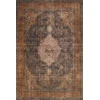 Loloi Loren LQ-02 PLUM / MULTI Area Rug 7 ft. 6 in. X 9 ft. 6 in. Rectangle
