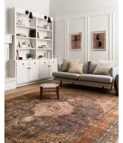 Loloi Loren LQ-02 PLUM / MULTI Area Rug 8 ft. 4 in. X 11 ft. 6 in. Rectangle