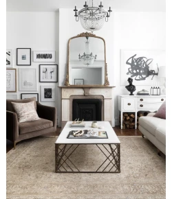 Loloi Loren LQ-03 SAND / TAUPE Area Rug 7 ft. 6 in. X 9 ft. 6 in. Rectangle