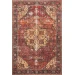 Loloi Loren LQ-07 RED / NAVY Area Rug 8 ft. 4 in. X 11 ft. 6 in. Rectangle