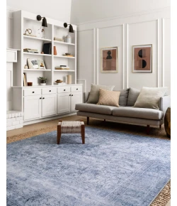 Loloi Loren LQ-09 SLATE Area Rug 7 ft. 6 in. X 9 ft. 6 in. Rectangle