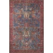 Loloi Loren LQ-10 BLUE / RED Area Rug 8 ft. 4 in. X 11 ft. 6 in. Rectangle