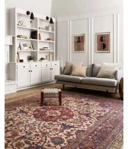 Loloi Loren LQ-11 SAND / MULTI Area Rug 8 ft. 4 in. X 11 ft. 6 in. Rectangle