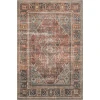 Loloi Loren LQ-13 BRICK / MIDNIGHT Area Rug 7 ft. 6 in. X 9 ft. 6 in. Rectangle