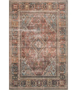 Loloi Loren LQ-13 BRICK / MIDNIGHT Area Rug 8 ft. 4 in. X 11 ft. 6 in. Rectangle