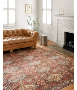 Loloi Loren LQ-16 SPICE / MULTI Area Rug 7 ft. 6 in. X 9 ft. 6 in. Rectangle