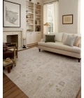 Chris Loves Julia x Loloi Louisa Oatmeal / Stone LOI-01 18in. X 18in. Sample Rect. Rug