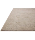 Chris Loves Julia x Loloi Louisa Oatmeal / Stone LOI-01 18in. X 18in. Sample Rect. Rug