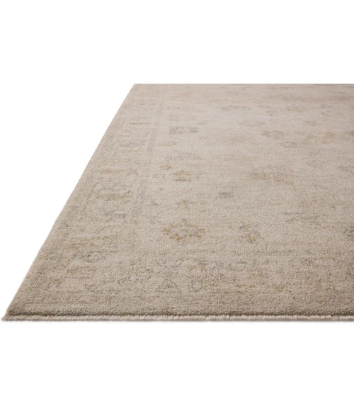 Chris Loves Julia x Loloi Louisa Oatmeal / Stone LOI-01 18in. X 18in. Sample Rect. Rug