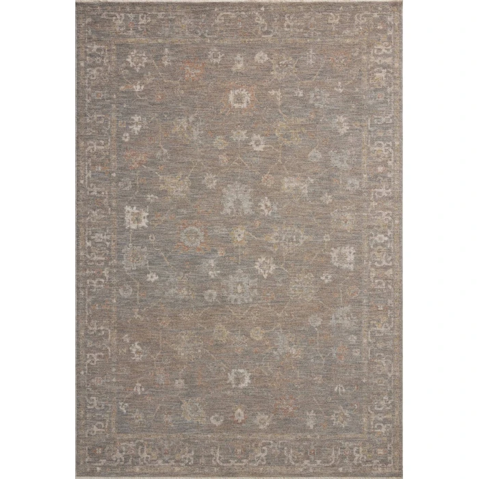 Chris Loves Julia x Loloi Louisa Stone / Multi LOI-01 9ft.-6in. X 9ft.-6in. Round Rug