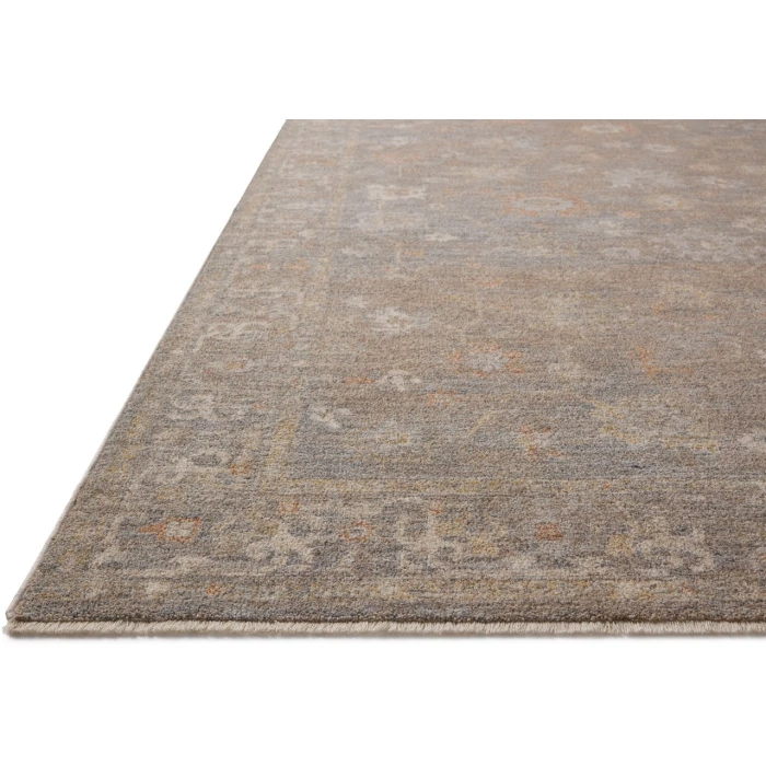 Chris Loves Julia x Loloi Louisa Stone / Multi LOI-01 9ft.-6in. X 9ft.-6in. Round Rug