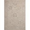 Chris Loves Julia x Loloi Louisa Oatmeal / Slate LOI-02 18in. X 18in. Sample Rect. Rug