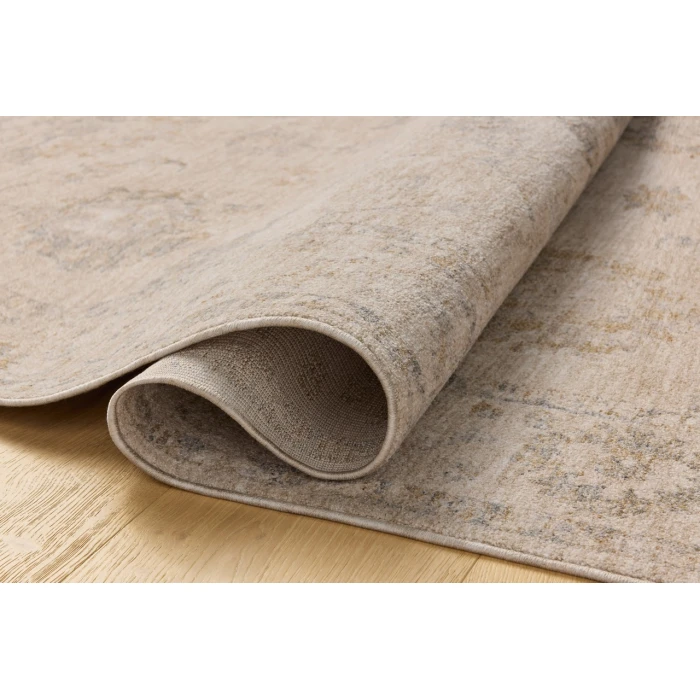 Chris Loves Julia x Loloi Louisa Oatmeal / Slate LOI-02 9ft.-6in. X 13ft.-1in. Rect. Rug