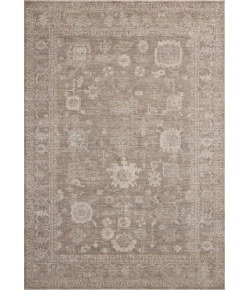 Chris Loves Julia x Loloi Louisa Taupe / Ivory LOI-03 2ft.-7in. X 8ft. Rect. Rug