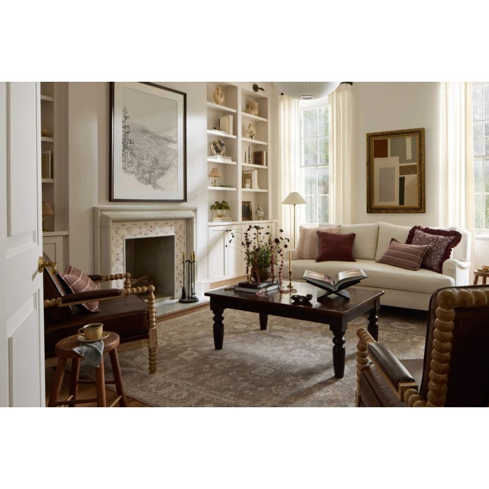 Chris Loves Julia x Loloi Louisa Taupe / Ivory LOI-03 2ft.-7in. X 10ft. Rect. Rug